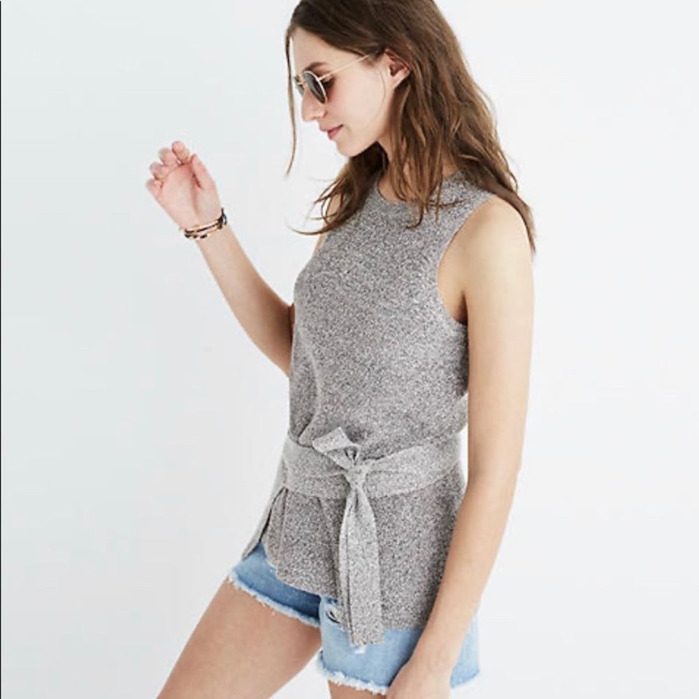Madewell Tie-Wrap Sweater Tank